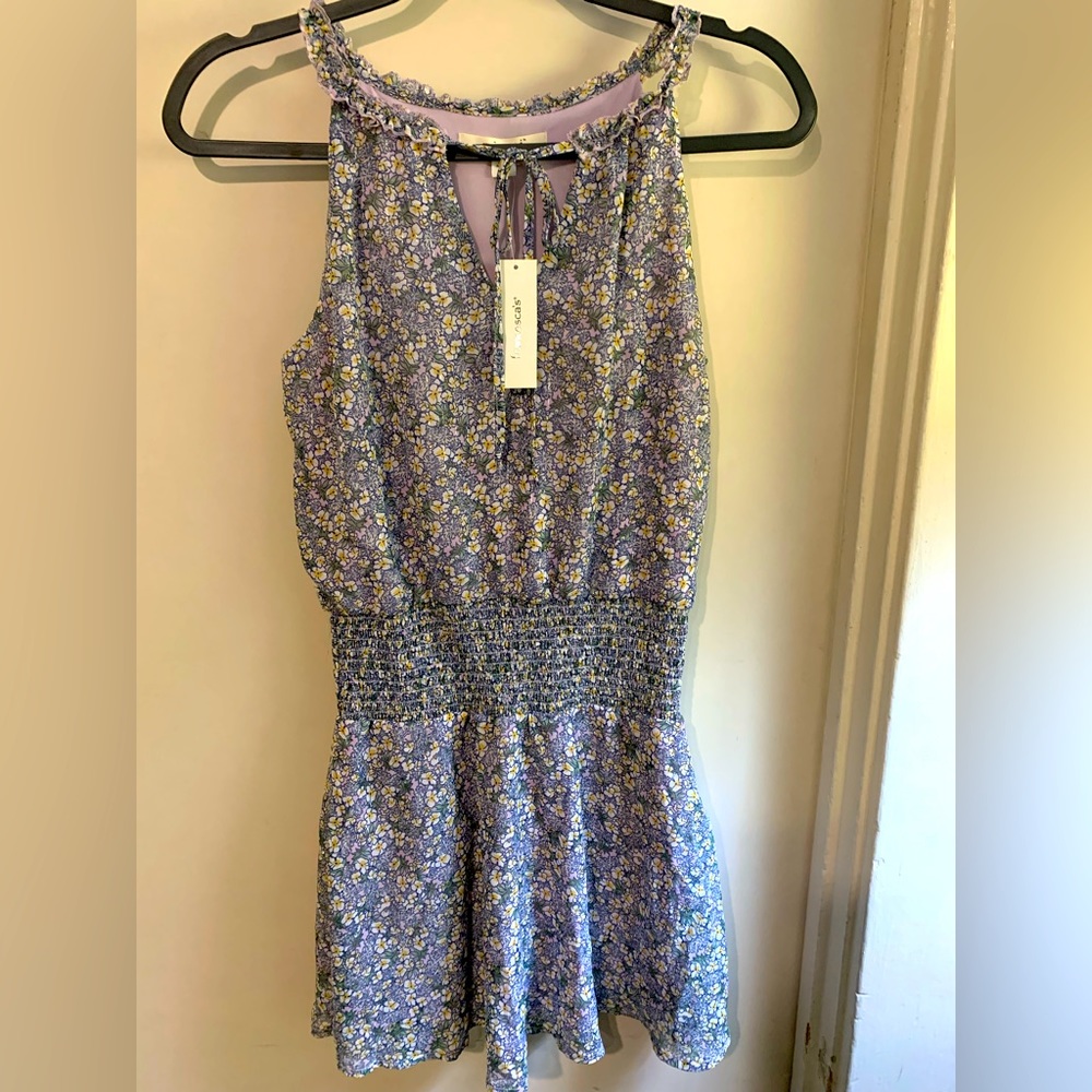 NWT Francesca’s Mi Ami Floral Print Sleeveless Dress Sz. XS